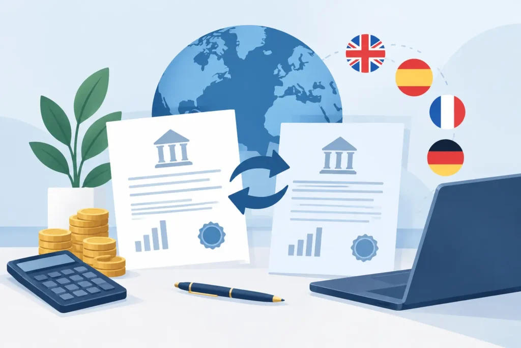 Guía de traducción financiera para documentos oficiales